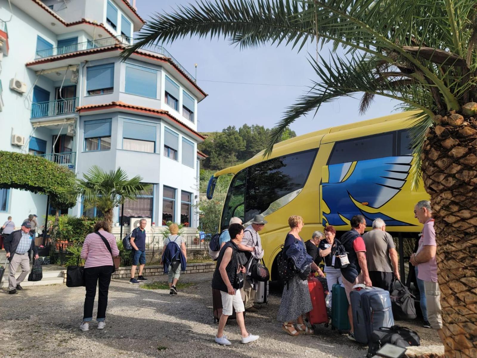 Hotel Parku I Palmave Gjirokastër Esterno foto